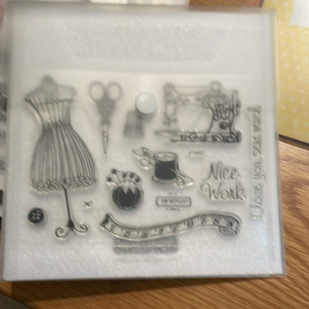 Close to my Heart decorative stamps. Set of 15 with the holders and tweezers. - Picture 8 of 16